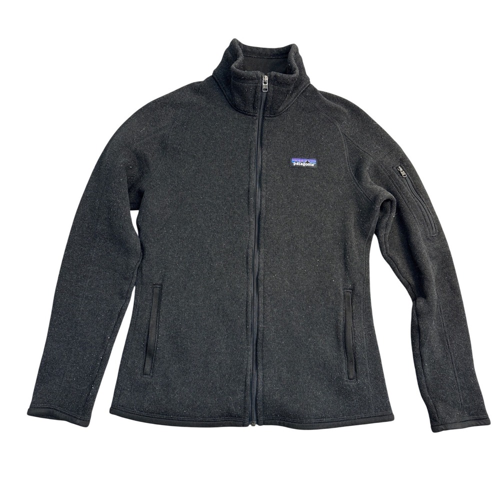 Patagonia Better Sweater Full Zip Fleece Jacket Black Mens Small 25527